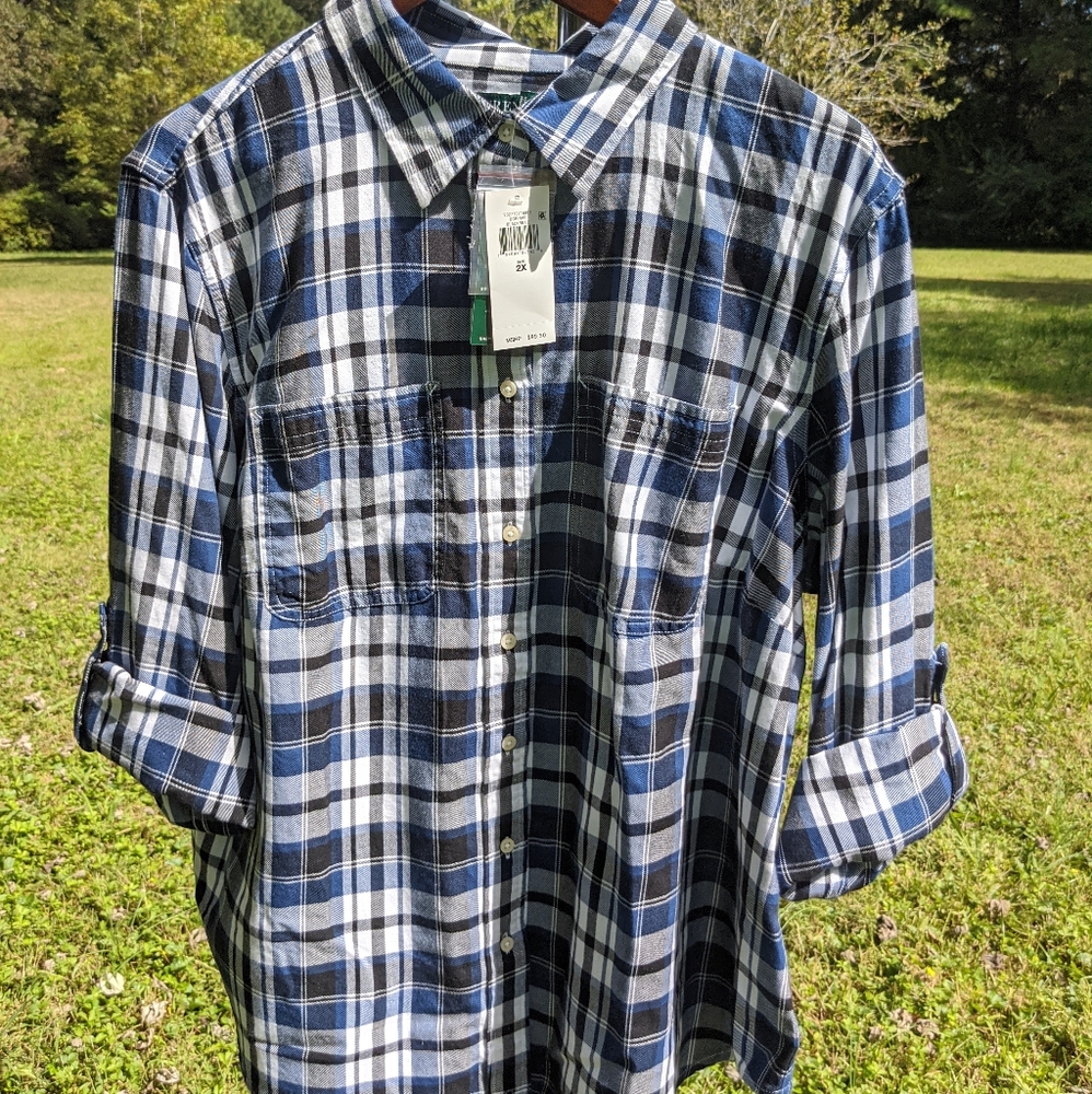 NWT Lauren/ RL button down shirt sz 2X